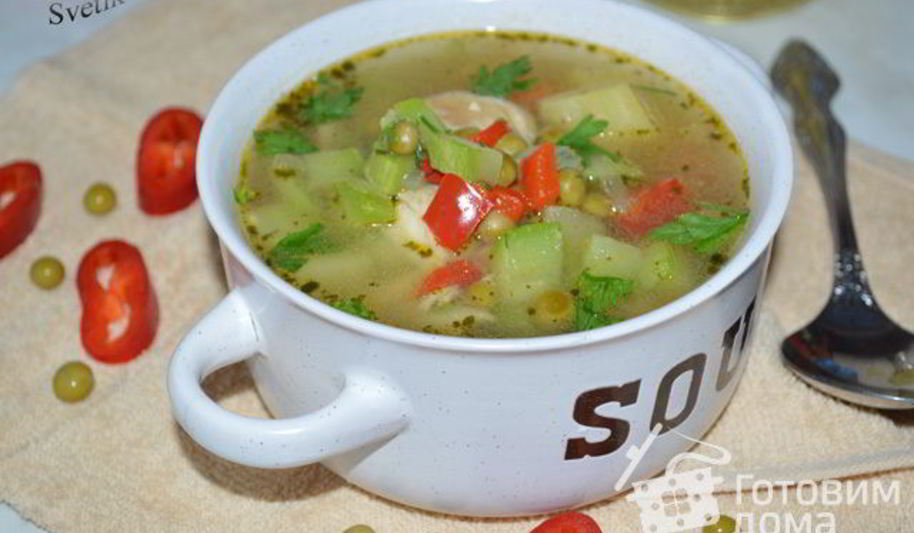 Рецепт овощного супа весеннего