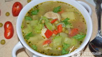овощной суп весенний