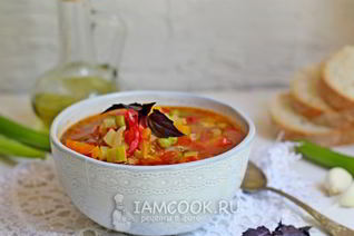 Овощной томатный суп