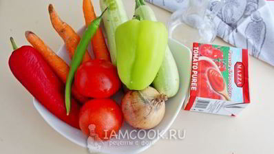 овощной томатный суп