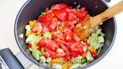 овощной томатный суп