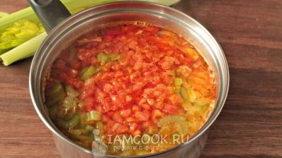 постный овощной суп с сельдереем