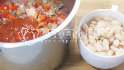 суп минестроне с фасолью и беконом