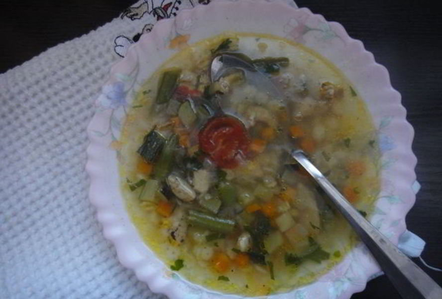 Суп Минестроне со звёздочками