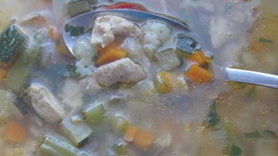 суп минестроне со звёздочками