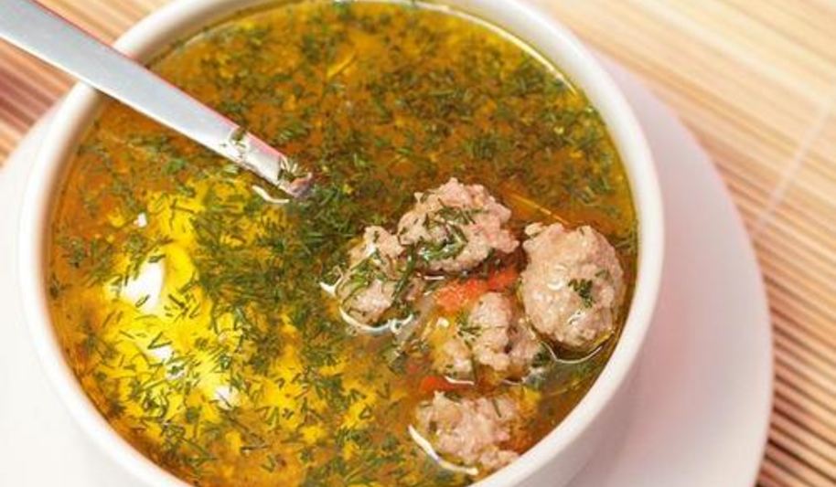 Рецепт супа с мясными фрикадельками и овощами