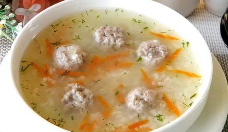 Рецепт супа с овощами и готовыми фрикадельками