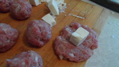 суп с овощами и тефтелями