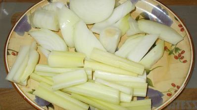 воскресный крем-суп с цыпленком и овощами