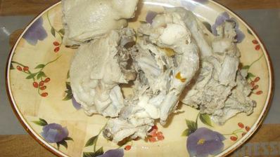 воскресный крем-суп с цыпленком и овощами