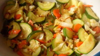 запеченный овощной суп с мясными фрикаделями