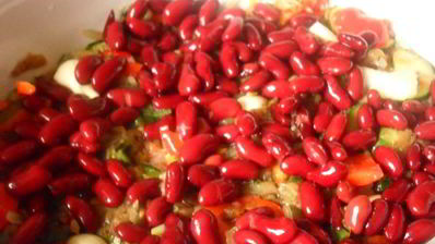 запеченный овощной суп с мясными фрикаделями