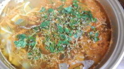 зеленый минестроне