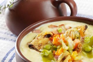 Английская похлебка из моллюсков