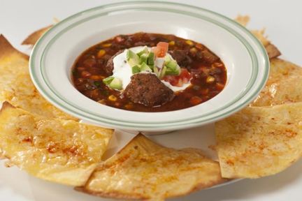 Мексиканская похлебка с мясными шариками