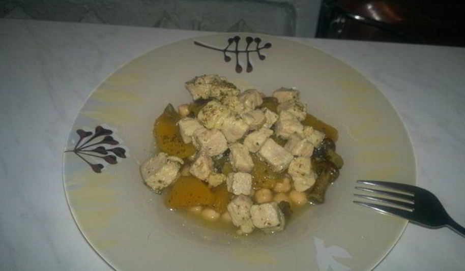 Рецепт нутовой похлебки со свининой и тыквой