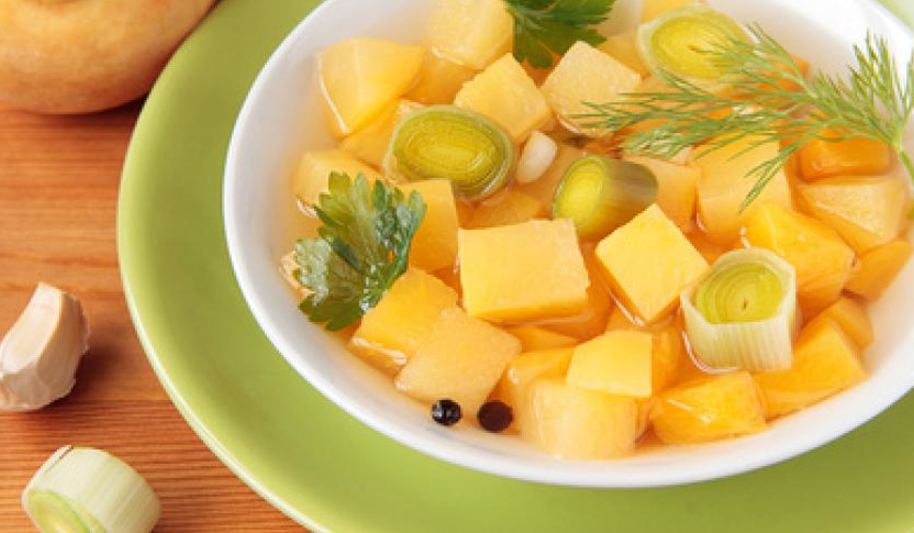 Рецепт похлебки из репы с пореем и чесноком