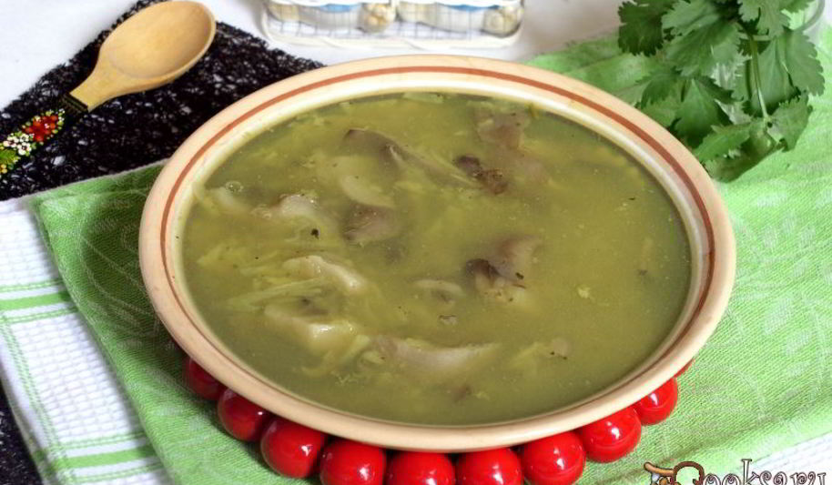 Рецепт похлебки по-михайлову из вешенок и картофеля