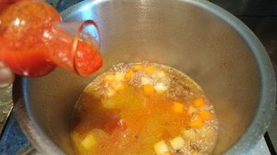 похлебка с чечевицей и черносливом