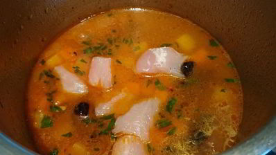 похлебка с чечевицей и черносливом