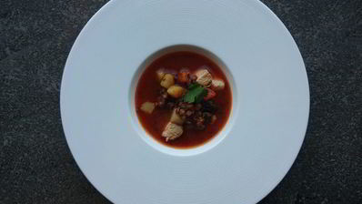 похлебка с чечевицей и черносливом