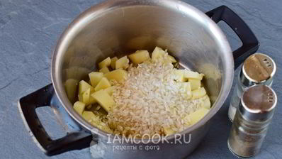 постный рисовый суп