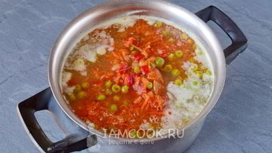 постный рисовый суп