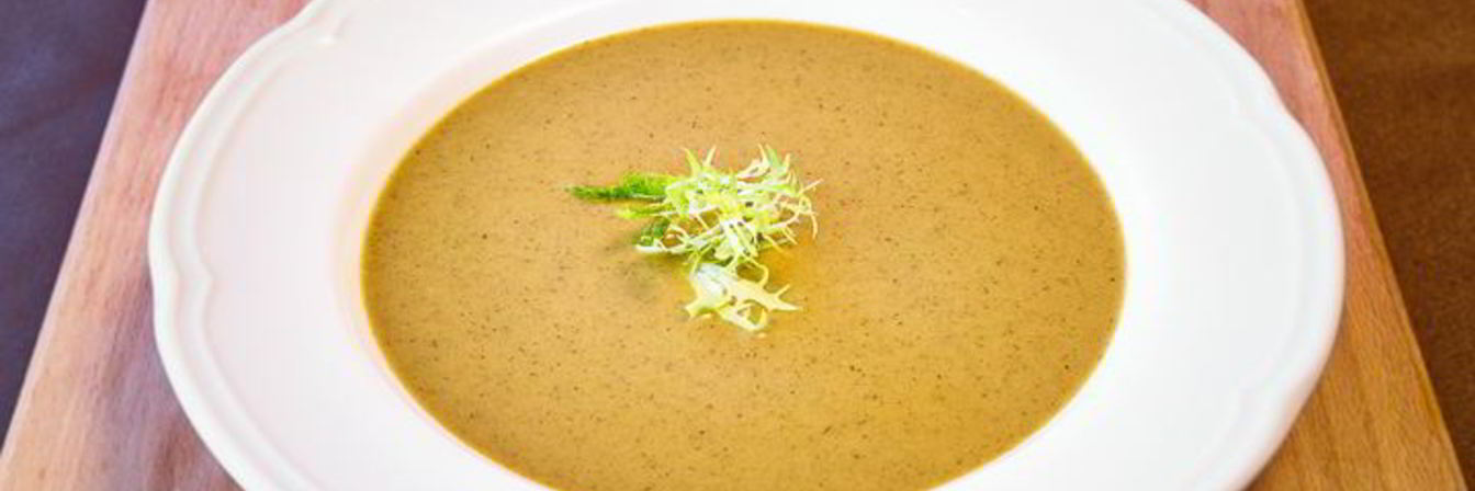 Постный суп с картофелем и фенхелем