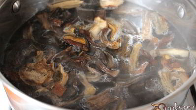 постный рассольник с грибами