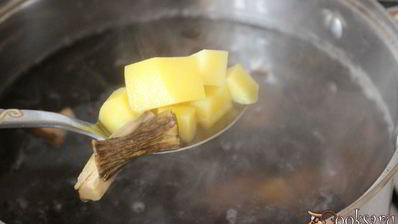 постный рассольник с грибами