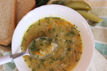 Рассольник без перловки