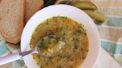 рассольник без перловки