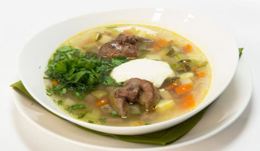 Рецепт рассольника из глазного мускула с потрошками