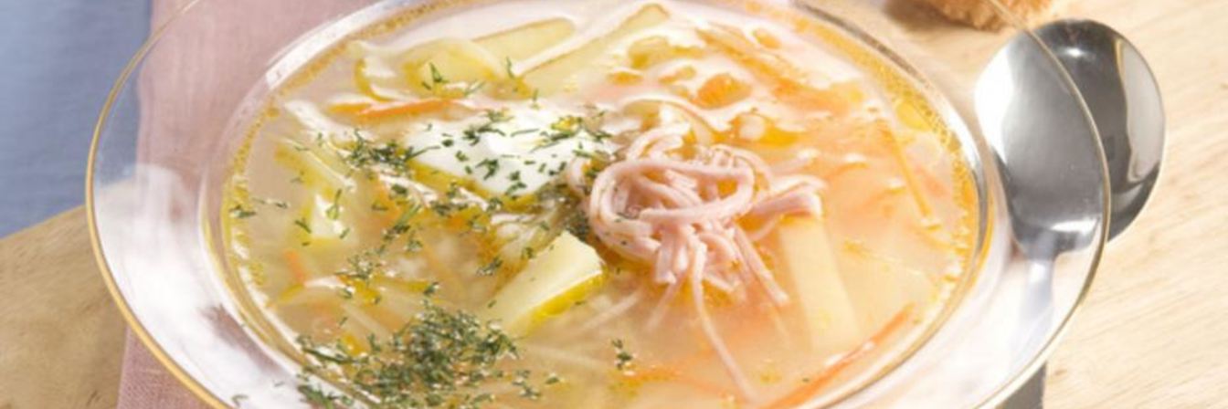 Рассольник ленинградский с перловой крупой