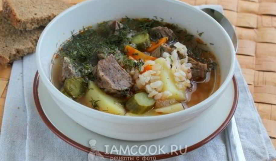 Рецепт рассольника ленинградского