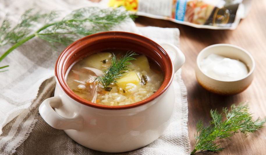 Рецепт рассольника на курином бульоне с булгуром