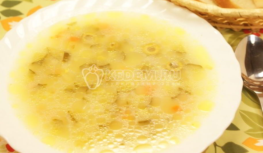 Рецепт рассольника по-домашнему