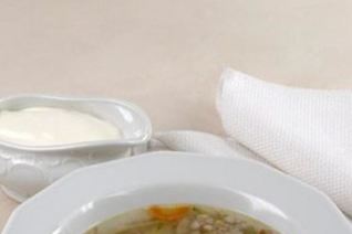 Рассольник рыбный с гречневой крупой