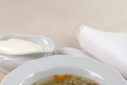 Рассольник рыбный с гречневой крупой