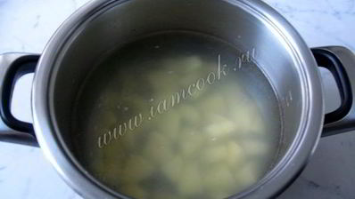 рассольник с форелью