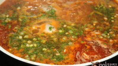 рассольник с индейкой