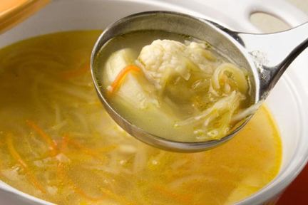Рассольник с клецками