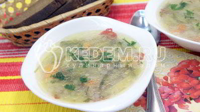 рассольник с маринованными огурцами