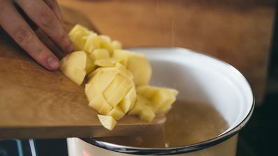 рассольник с маринованными опятами