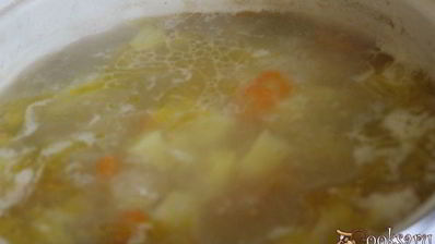 рассольник с многозерновыми хлопьями