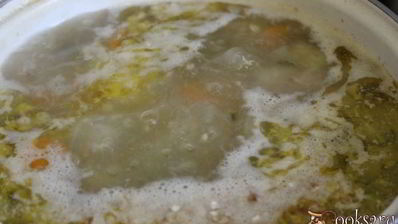 рассольник с многозерновыми хлопьями