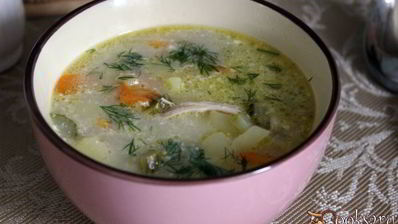 рассольник с многозерновыми хлопьями