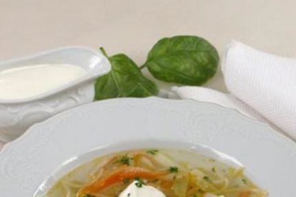 Рассольник с морепродуктами