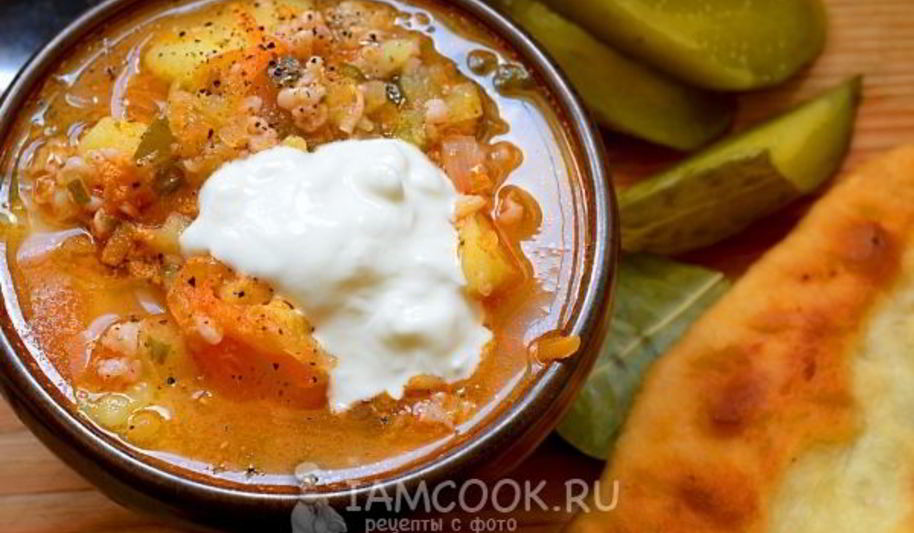 Рецепт рассольника с овсянкой