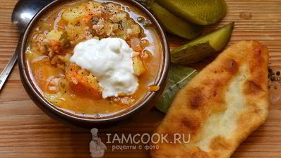 рассольник с овсянкой